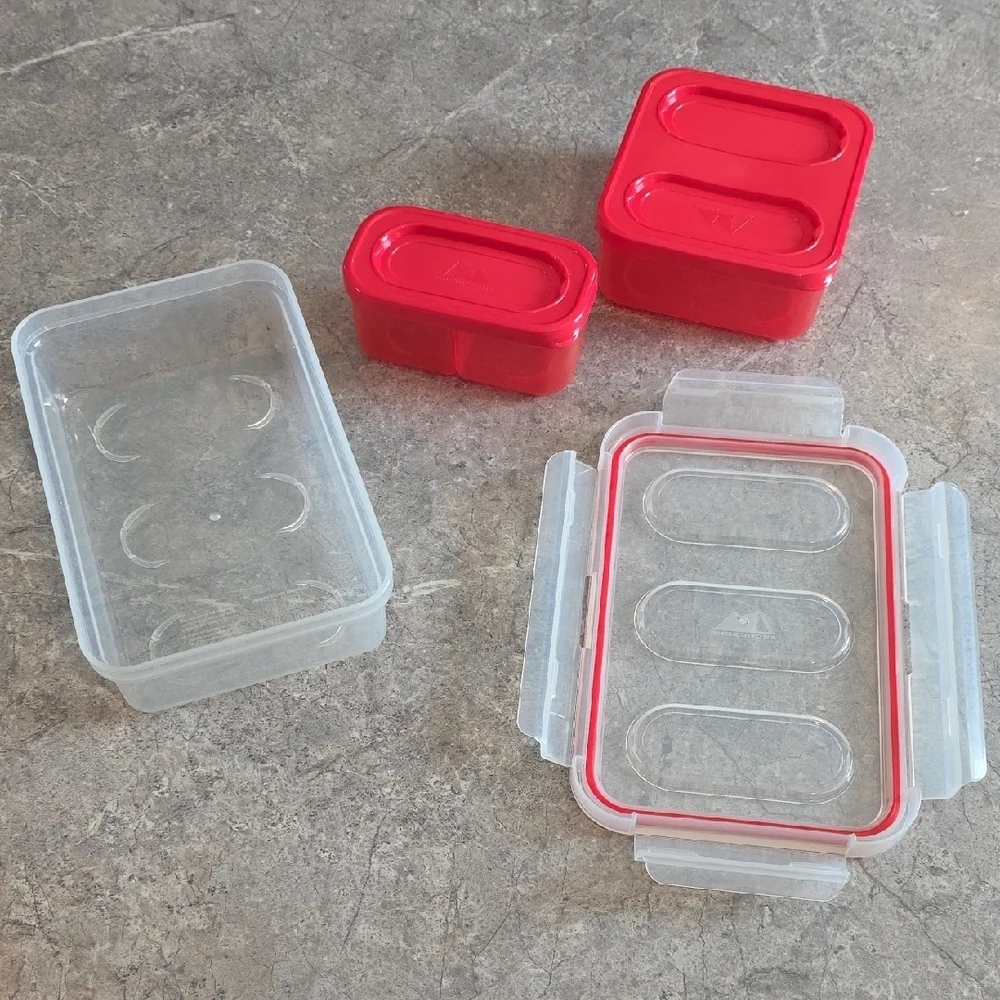 (J39) Pink Kitchen Food Storage Solution